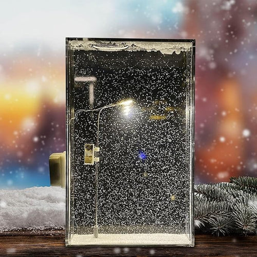 DIY Snow Scene Night Light – Street Lamp Design
